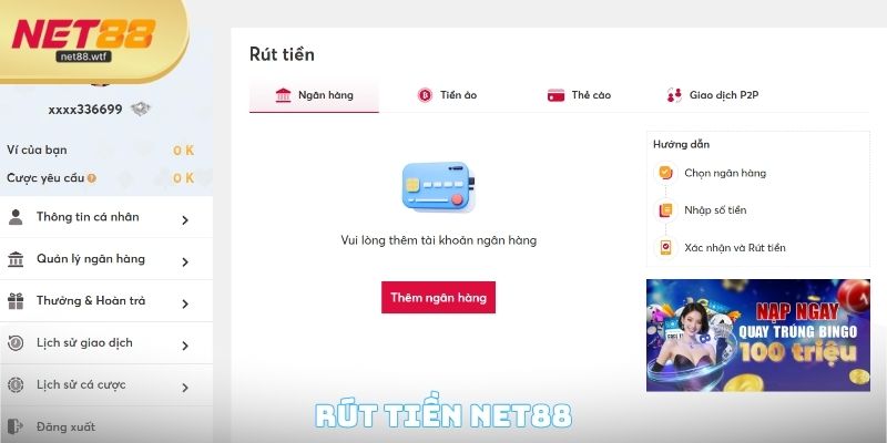 Rút Tiền NET88